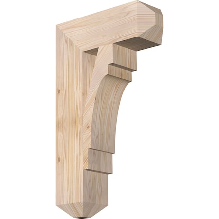 Ekena Millwork Merced Craftsman Smooth Bracket, Douglas Fir, 5 1/2"W x 18"D x 30"H BKT06X18X30MRC04SDF